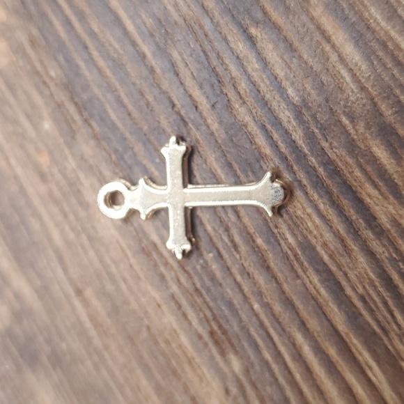 Vermeil religious cross charm pendant  P107 - Picture 1 of 1